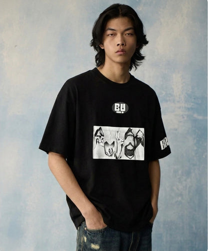 Anime Patch Oversized T-Shirt