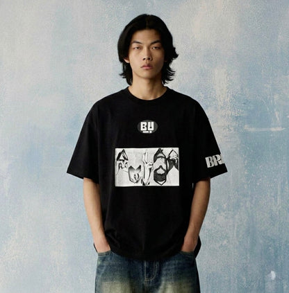 Anime Patch Oversized T-Shirt