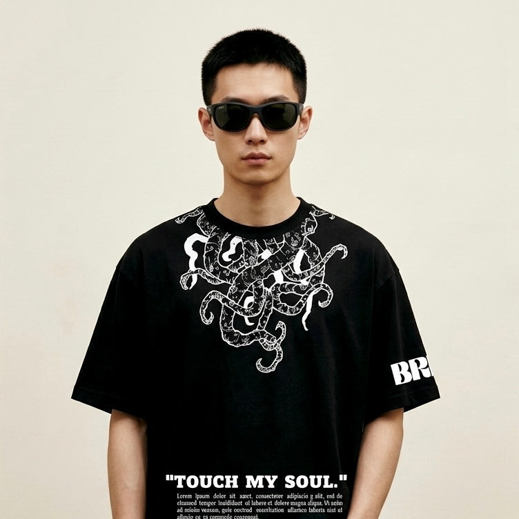 Deadly Tentacles Oversized T-Shirts