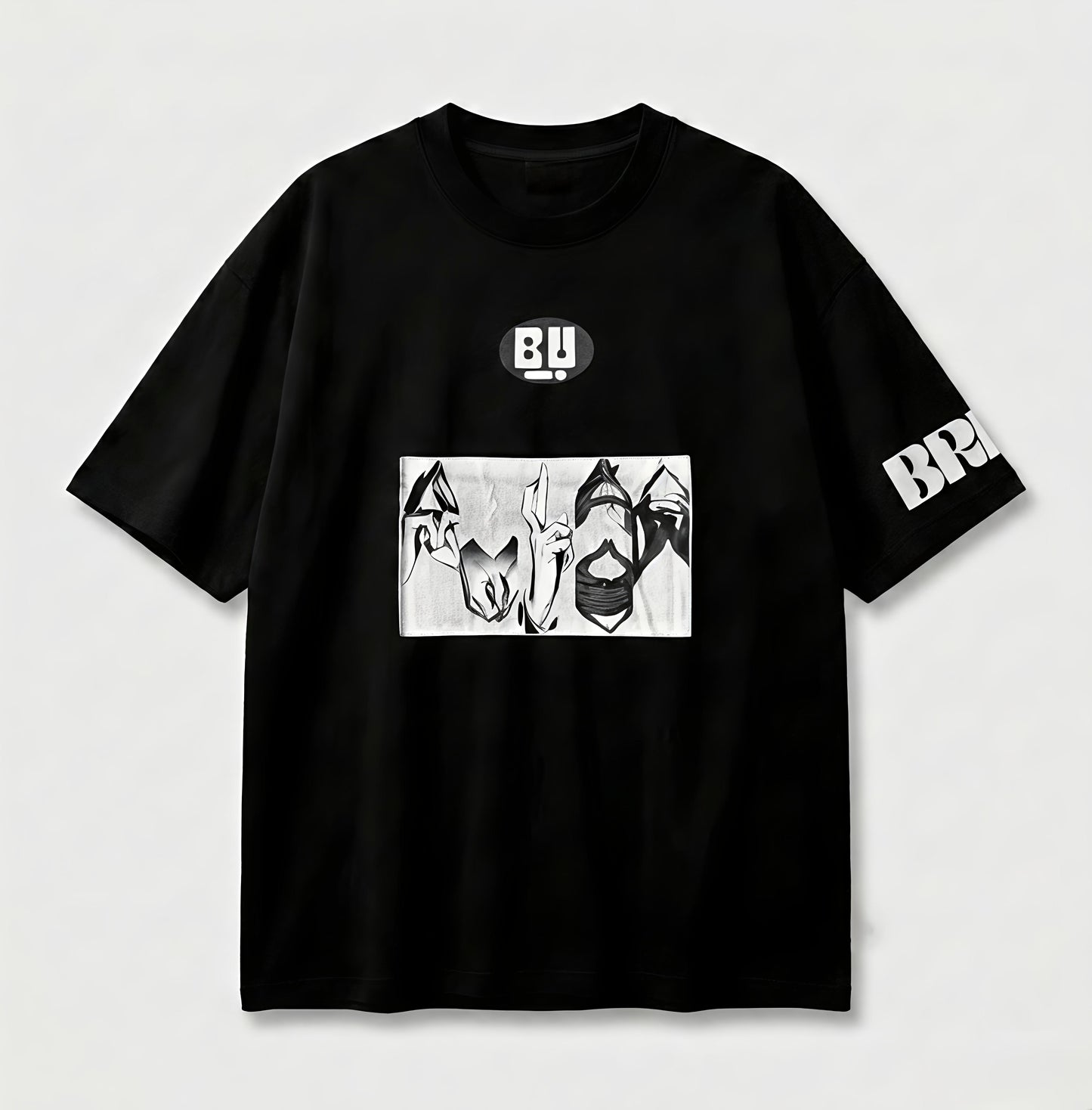 Anime Patch Oversized T-Shirt