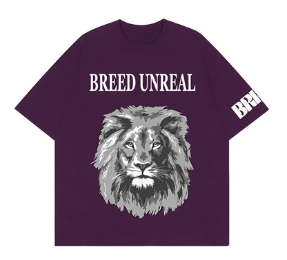 The Ultra Purple Majestic Lion Oversize T-Shirt