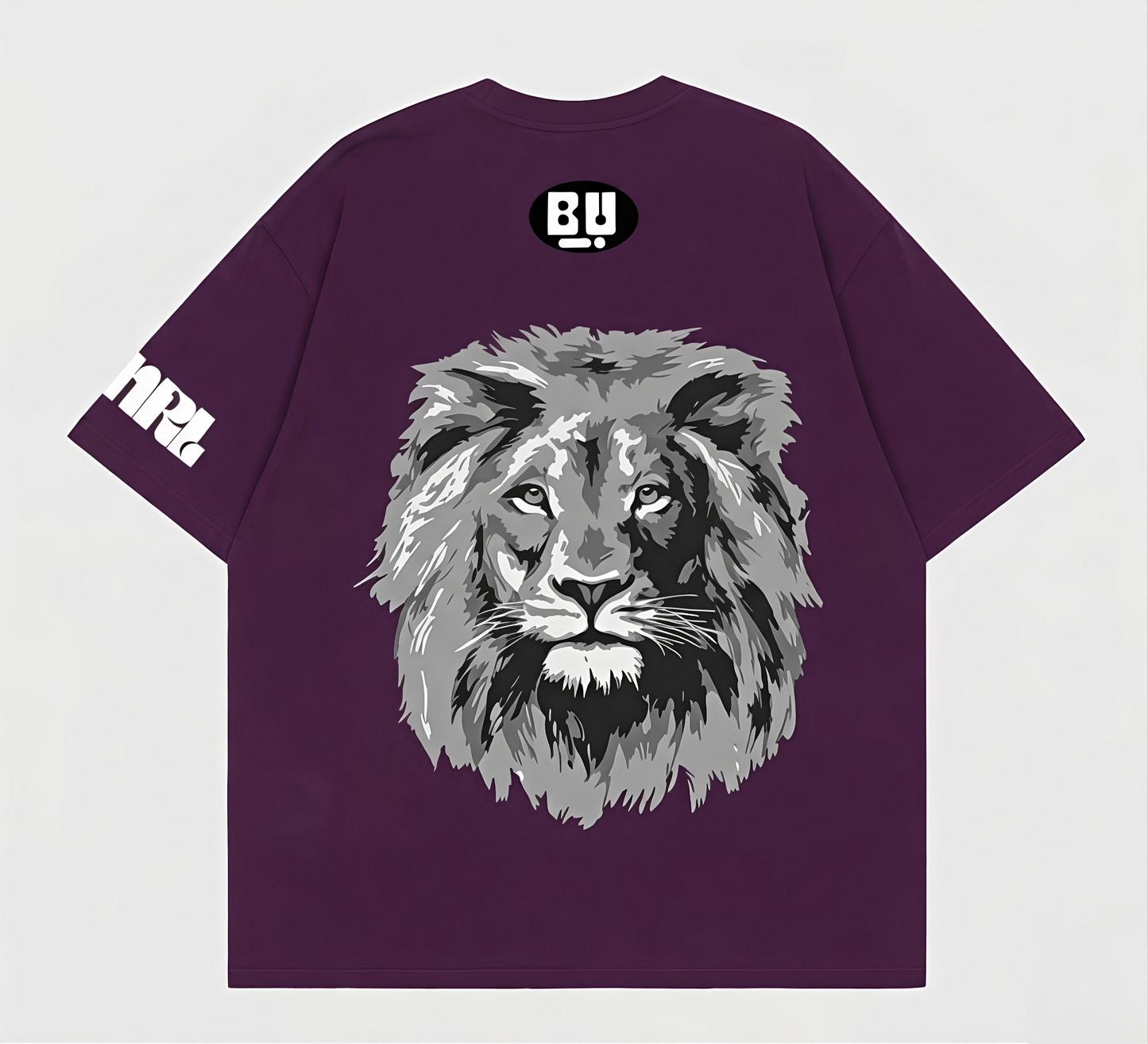 The Ultra Purple Majestic Lion Oversize T-Shirt
